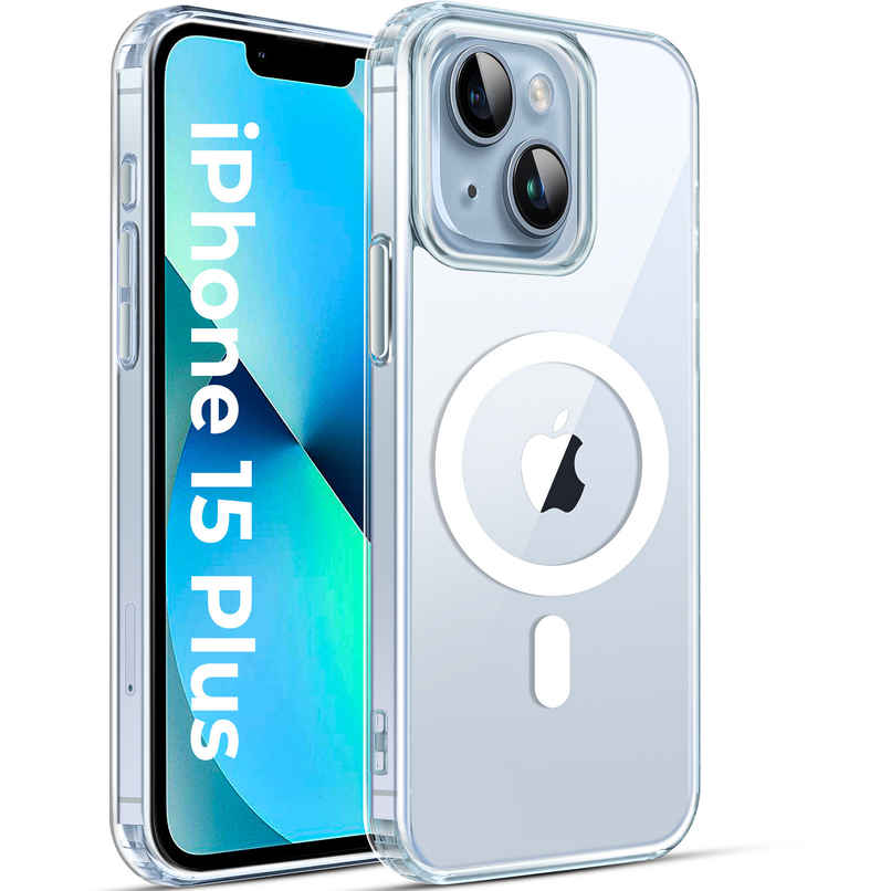 Artistque Case for Iphone 15 Plus Back Cover - Transparent Clear Magsafe