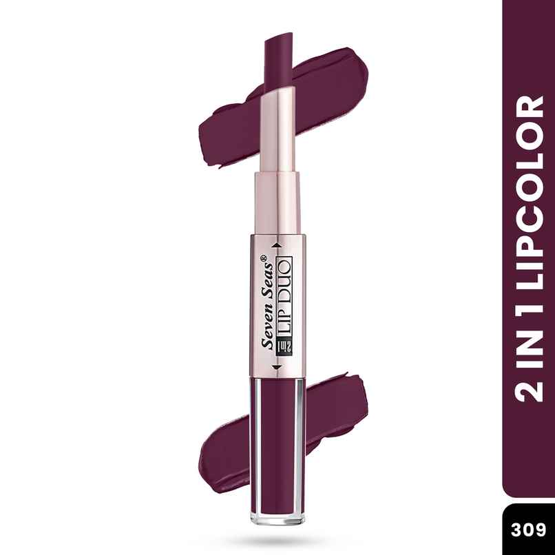 Seven Seas Lip Duo 2 In 1 - Matte Lipstick | Liquid Lipstick
