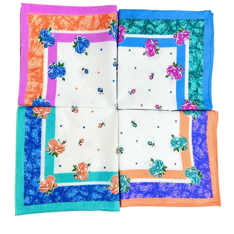 Royal Mart Women's Cotton Handkerchiefs for Daily Use | Multicolour