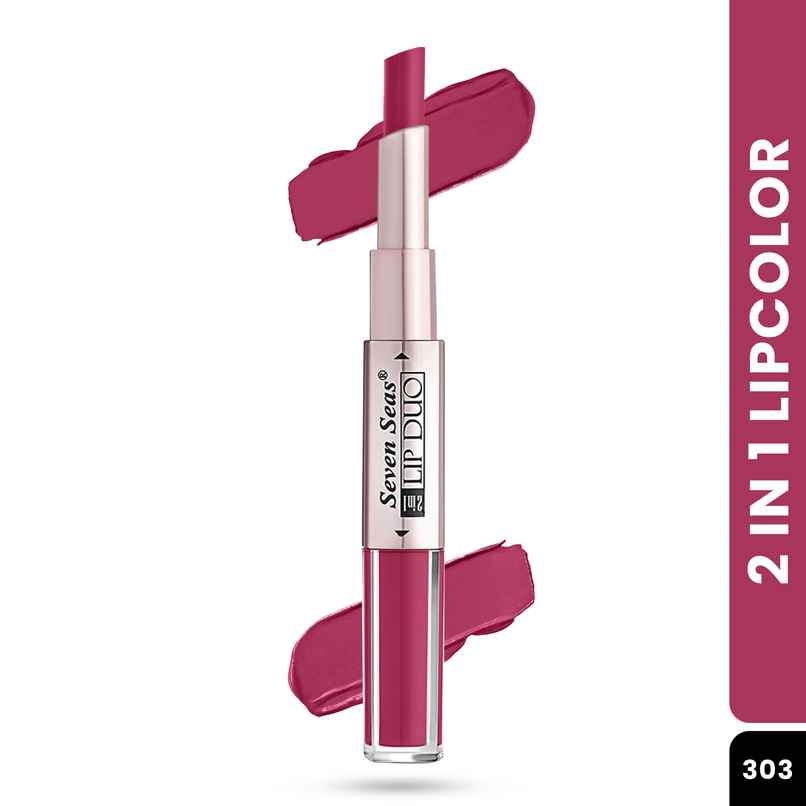 Seven Seas Lip Duo 2 In 1 - Matte Lipstick | Liquid Lipstick