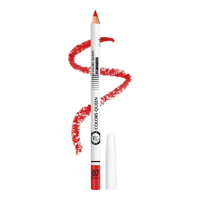 Colors Queen Ultime Pro Lip Definer Pencil | Powder Red - 07 Colors Queen Ultime Pro Lip Definer Pencil | Powder Red - 07