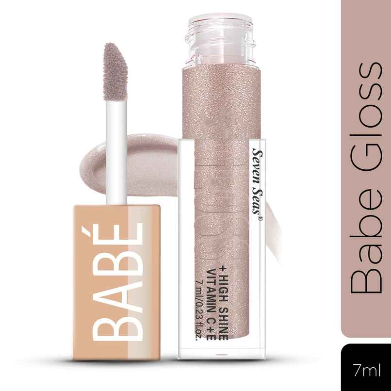 Seven Seas Babe Glittery Lip Gloss | High Shine Lip Gloss | Long Lasting