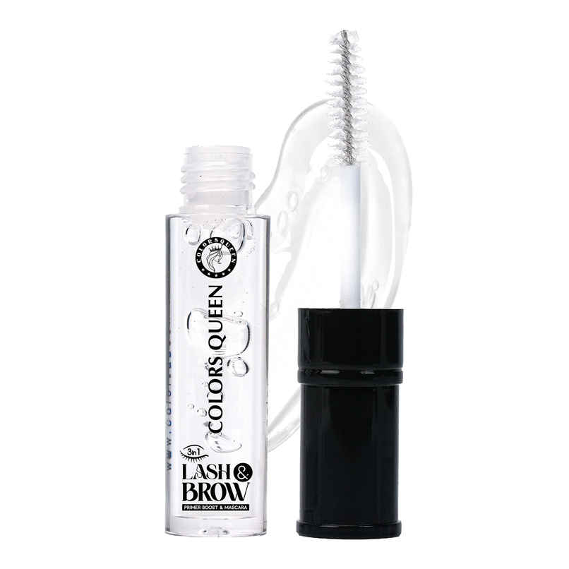 Colors Queen Clear Lash & Brow Mascara | Transparent Mascara Waterproof for Women Enriched