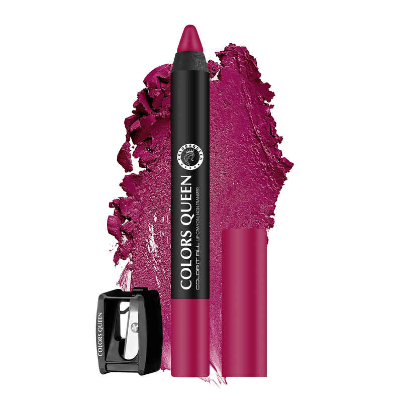 Colors Queen Color It All Non | Transfer Lip Crayon Lipstick Lip Crayon for Women | Plum Pick