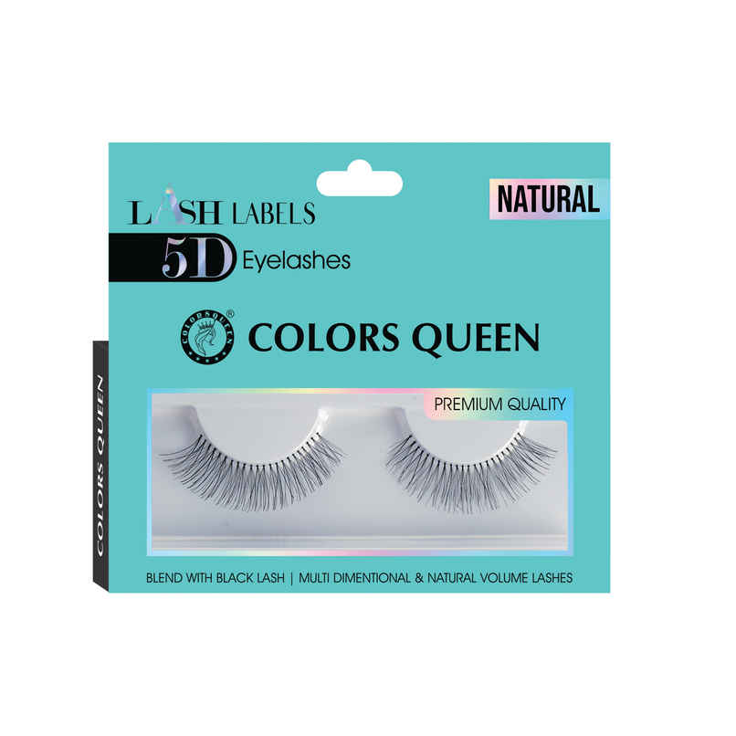 Colors Queen Lash Labels 5D Eyelashes for Women | Natural