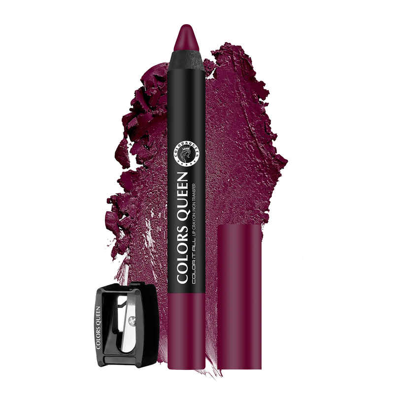 Colors Queen Color It All Non | Transfer Lip Crayon Lipstick Lip Crayon for Women | Murphy Wine