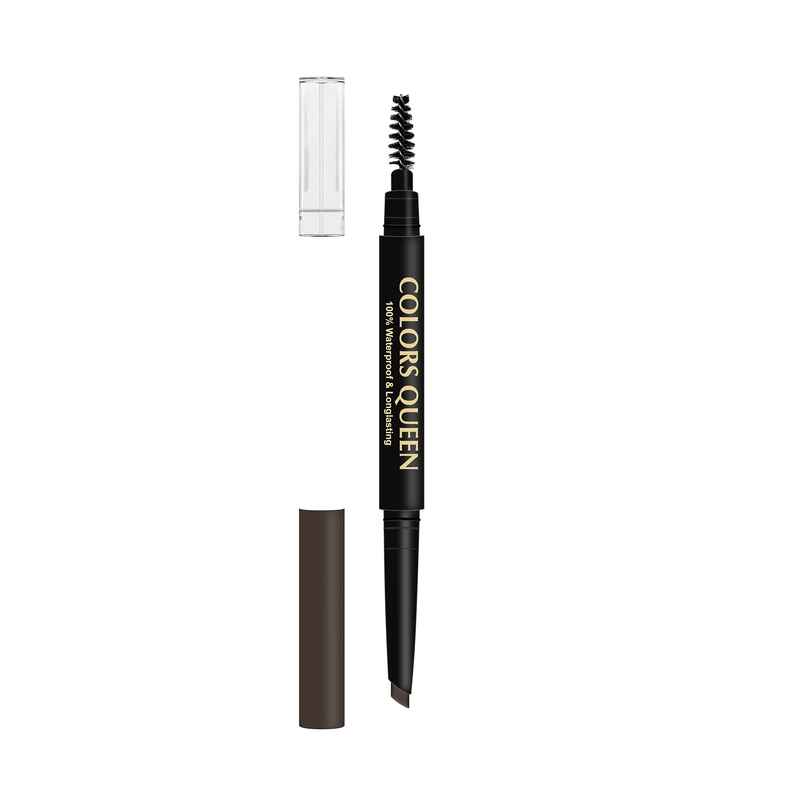 Colors Queen Brow Master Eyebrow Definer Pencil with Spoolie Eyebrow Pencil | Brown