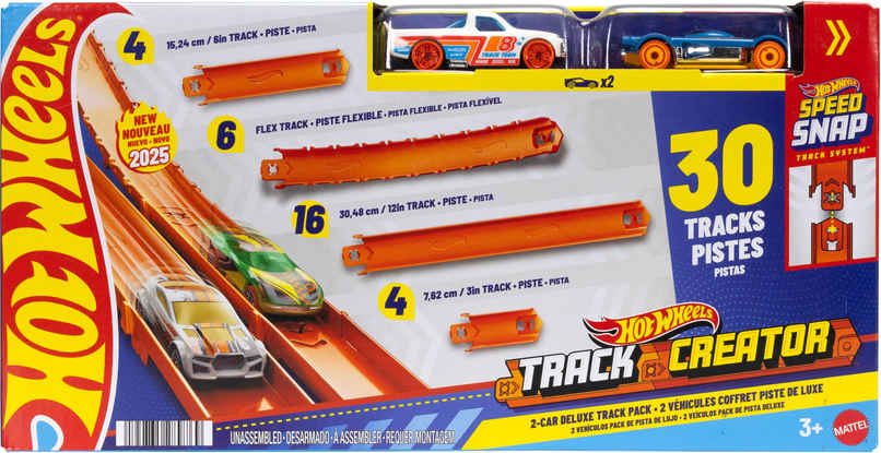 Hot Wheels Track Creator Deluxe Track Pack with Cars Hot Wheels Track Creator Deluxe Track Pack with Cars
