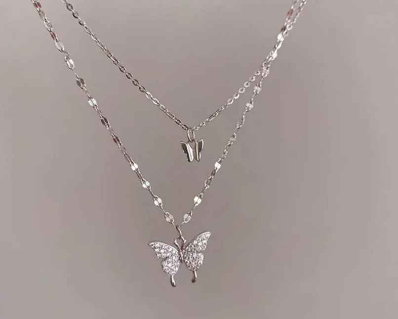 Estailo Fashion Women's Jewellery Necklace & Pendants Silver OS | N0000451