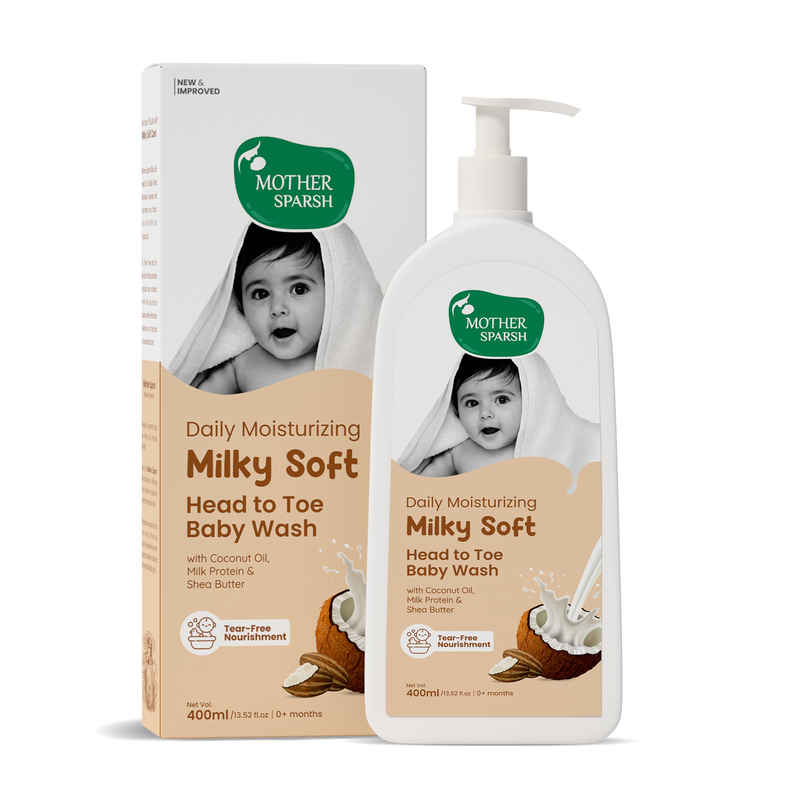 Mother Sparsh Milky Soft Head to Toe Baby Wash