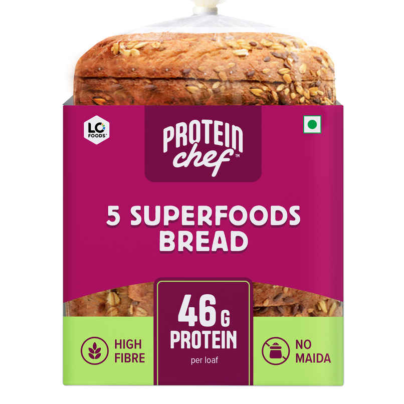 5 SuperFoods Multigrain Bread (46 g Protein, No Maida Premium Wheat Breads)
