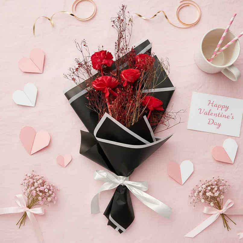 Roselle Dried Flower Bouquet | Ideal for Gifting | Farmerr