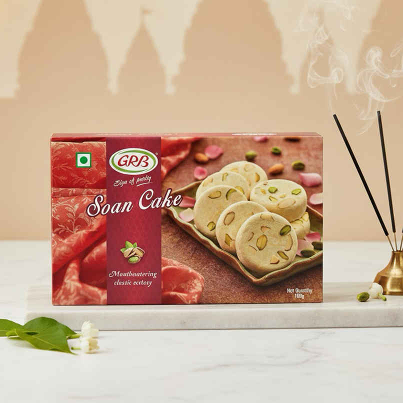 GRB Elaichi Soan Cake | Traditional Indian Sweet