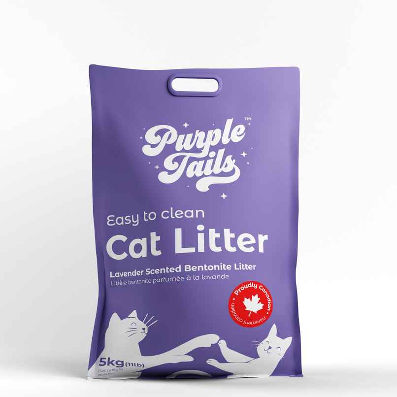 Purple Tails Canada Odour Control Cat Litter | Lavender Purple Tails Canada Odour Control Cat Litter | Lavender