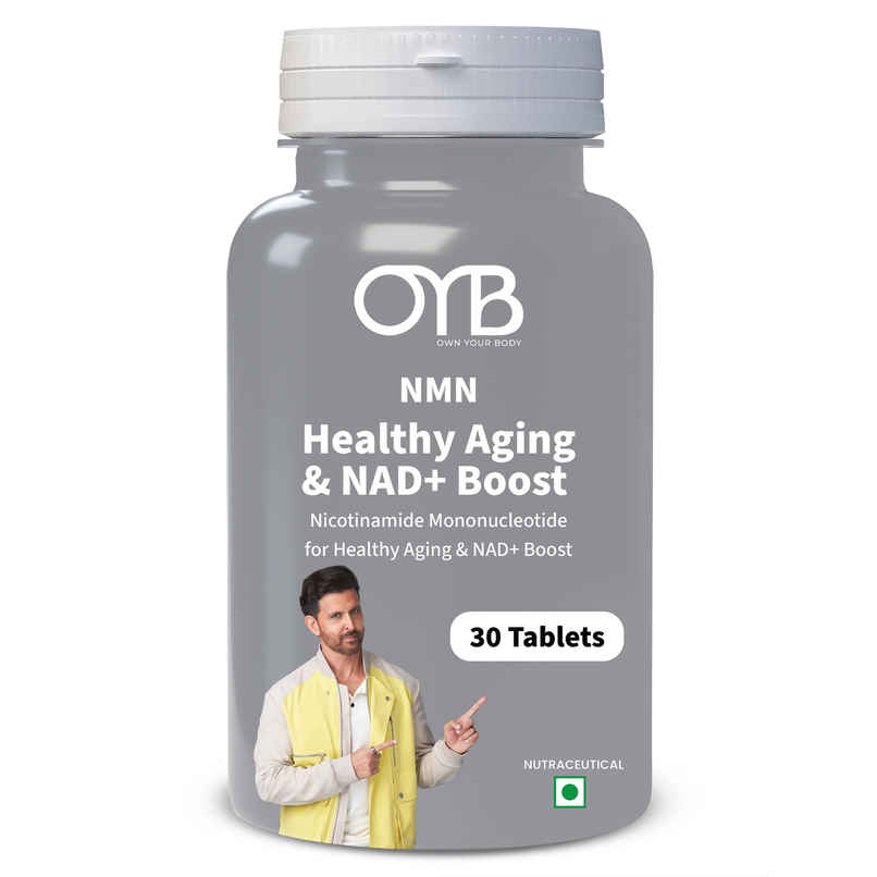 OYB NMN Anti-Aging Tablets with Nicotinamide Mononucleotide for NAD+ Boost | 30 Tablets | OYB NMN
