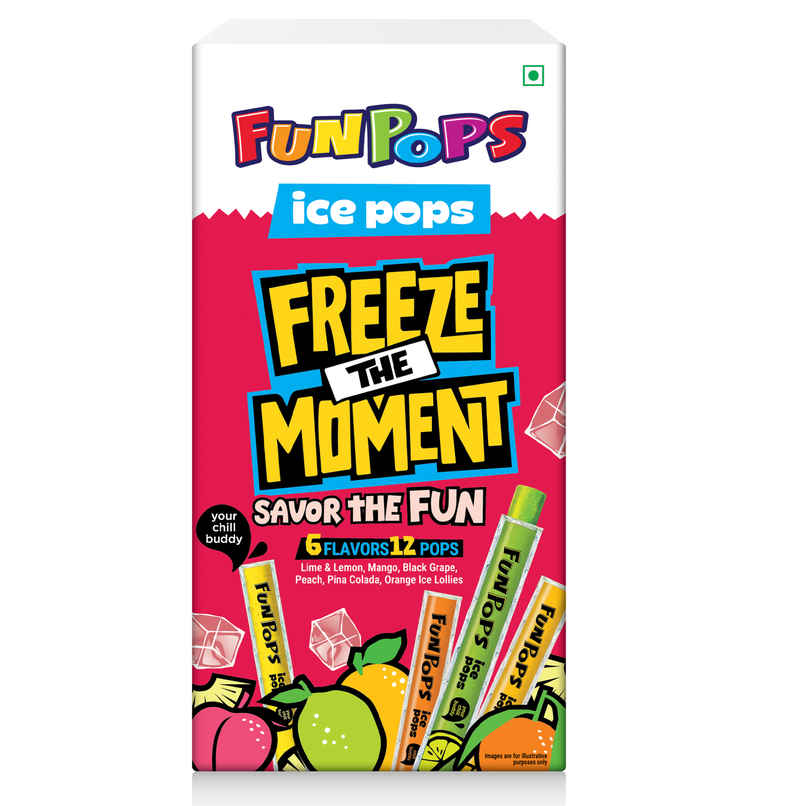 FunPops Ice Pops, Freeze at Home Fruit Flavoured Pops