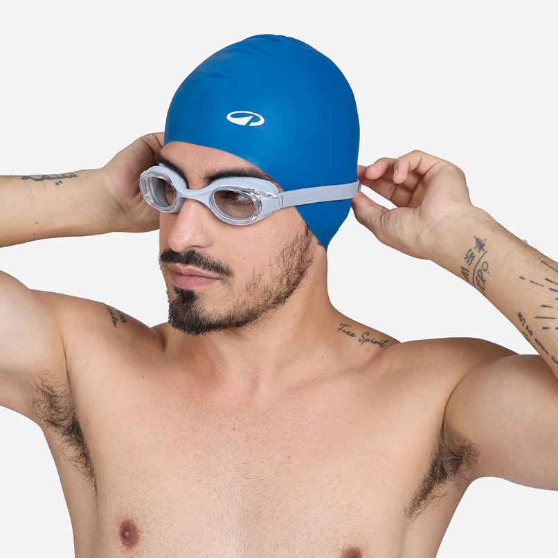 Decathlon | Nabaiji Adult Silicone Swim Cap - Blue