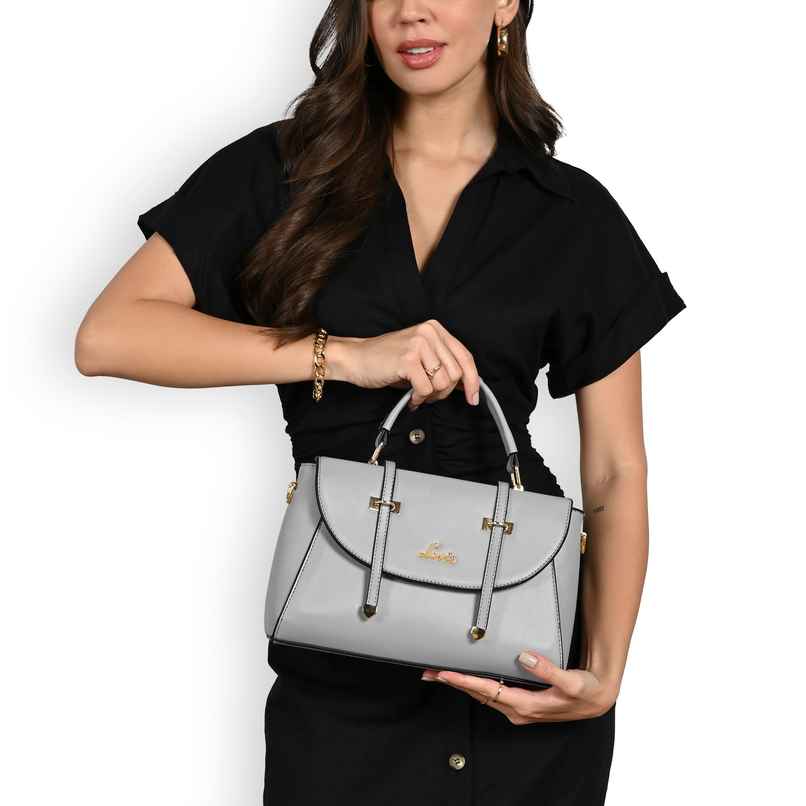 Lavie Women's Beech Flap Satchel Handbag | Ladies Purse | Shoulder Bag | Large | Light Grey Lavie Women's Beech Flap Satchel Handbag | Ladies Purse | Shoulder Bag | Large | Light Grey