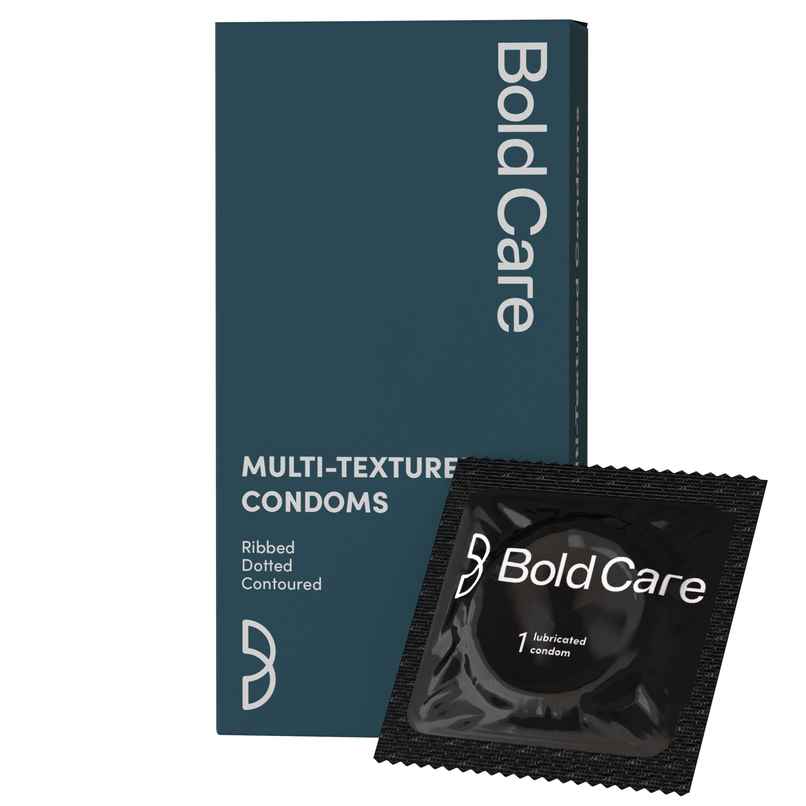Bold Care Multi|Textured Condoms | Ribbed, Dotted, & Contoured