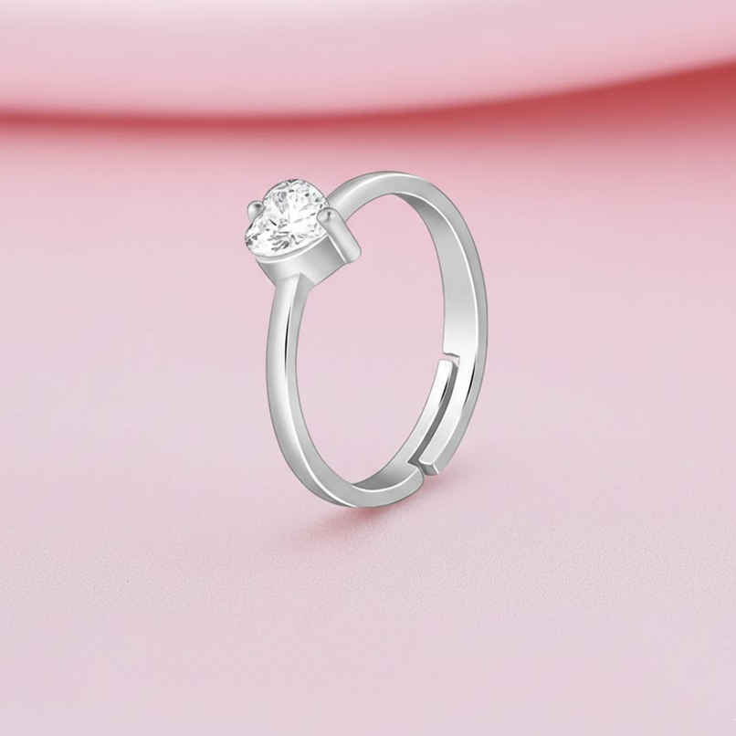 Giva Silver Passionate Love Ring