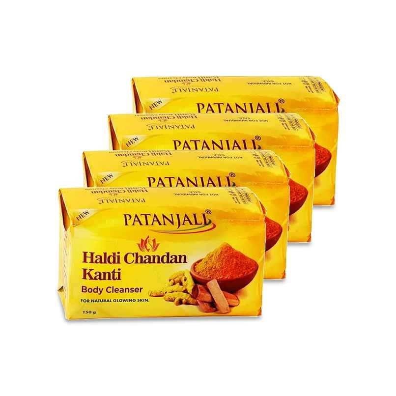 Patanjali Haldi Chandan Body Cleanser Refreshing Bath Soap Bathing Bar