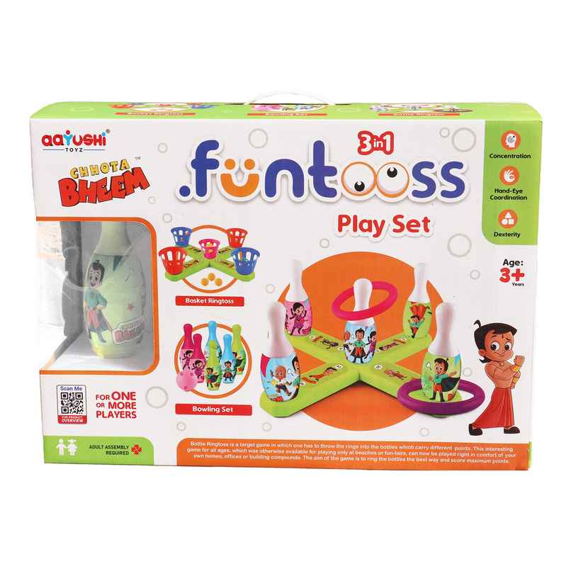 ToyBharat Cb Funtoss 3 in 1 | Assorted