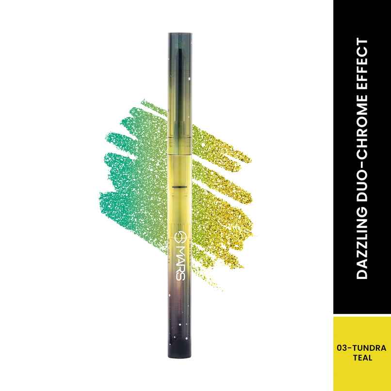 MARS Cosmetics Northern Lights In A Pen Retractable Eyeliner (0.35gm) (03-TUNDRA TEAL)