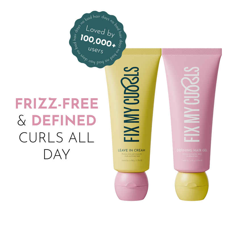 Fix My Curls Protein Styling Duo Enriched With Jojoba Oil & Sunflower Oil|Curl Defining Cream & Gel