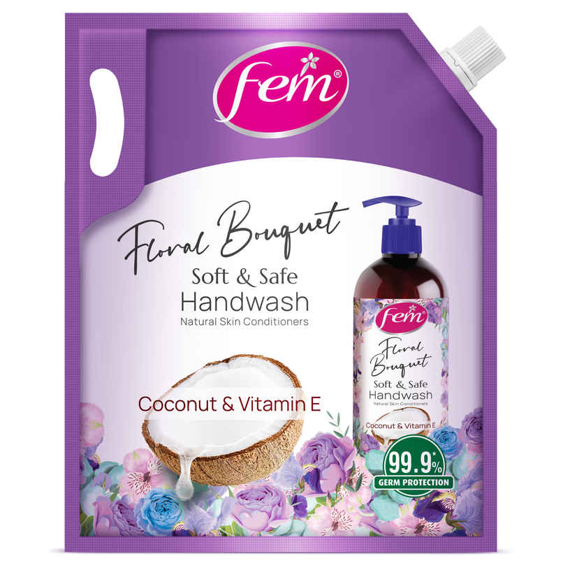 Dabur Fem Floral Bouquet Soft & Safe Handwash