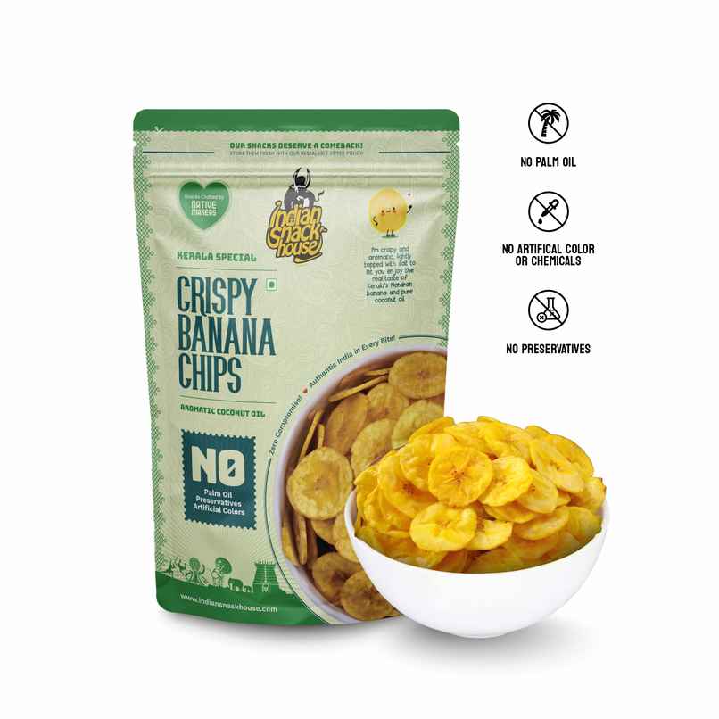 Indian Snack House Palakkad Coconut Oil Banana Chips