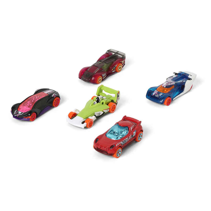 Hot Wheels 5-Car Pack of 1:64 Scale Vehicles STUNT-TRACKS