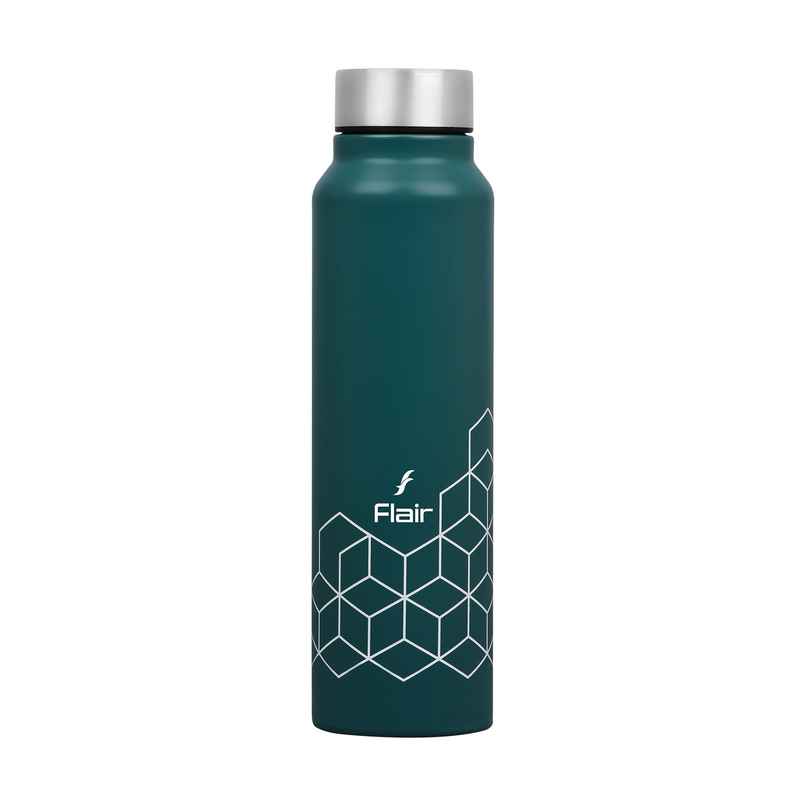 Flair Hexa Stainless Steel Water Bottle | Green | 970 ml