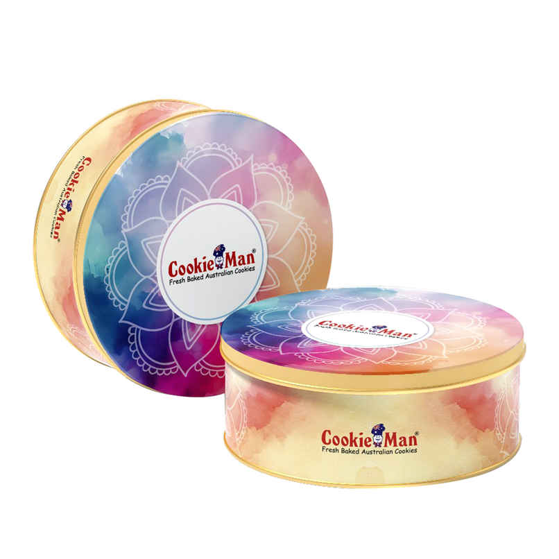 Cookie Man Celebration Festive Gift Tin | Paan & Thandai Cookies Assortment Cookie Man Celebration Festive Gift Tin | Paan & Thandai Cookies Assortment