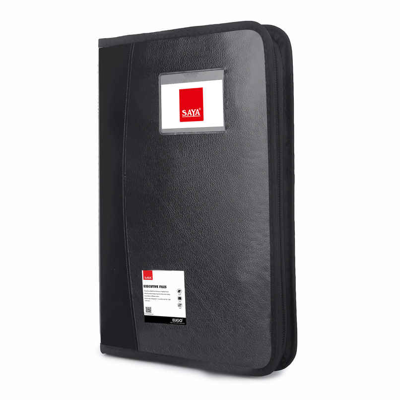 Saya Executive 10-Pocket Portfolio - FS Size, Professional Document Organizer | Assorted