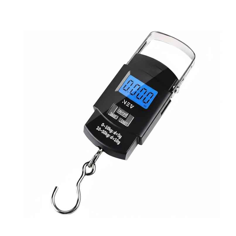 NEV Veyo Multi-Unit Digital Luggage Scale | Black - 50 kg