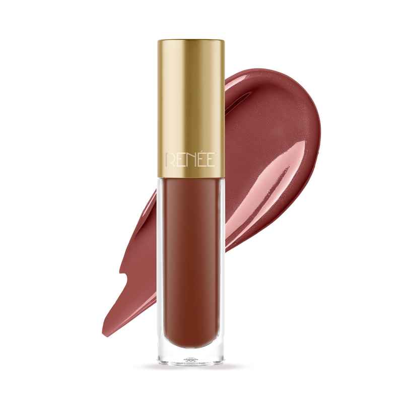 Renee H2O Hydrating Glossy Finish Liquid Lipstick | Brown Brook
