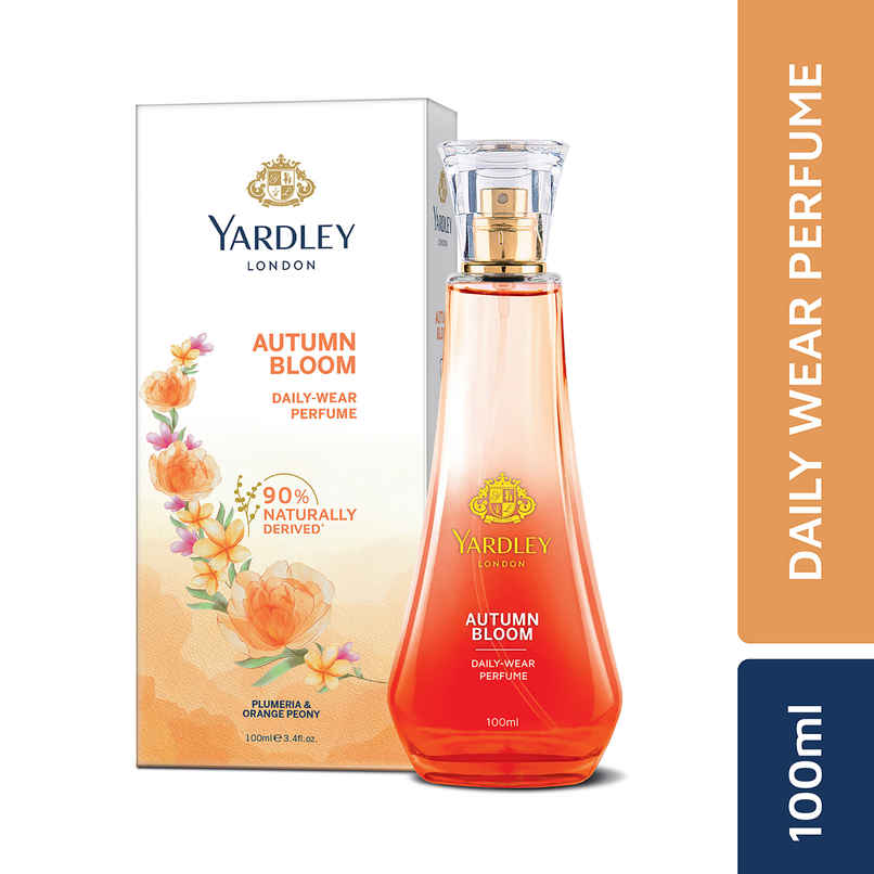 Yardley London Autumn Bloom Daily Wear Perfume | Plumeria And Orange Peony Perfume For Women