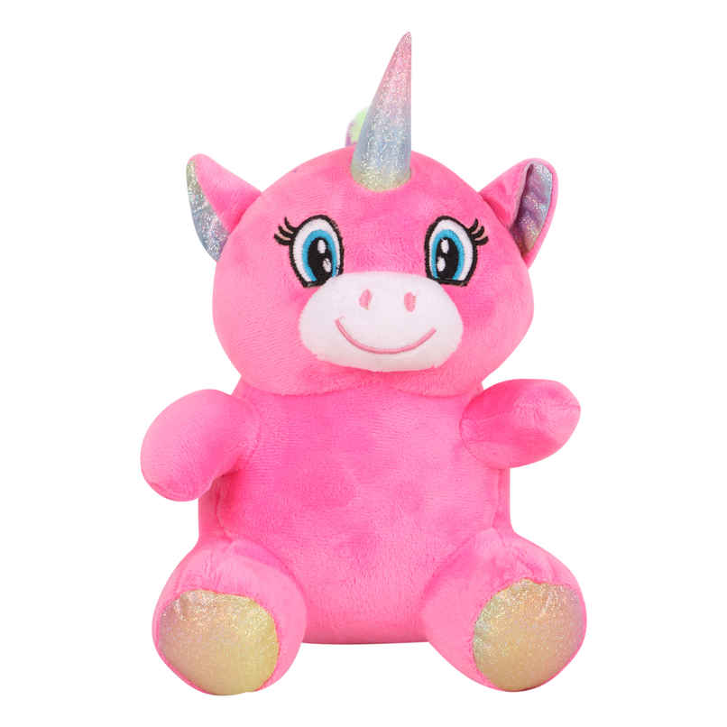 DearJoy Sitting Unicorn | Pink - 28 cm