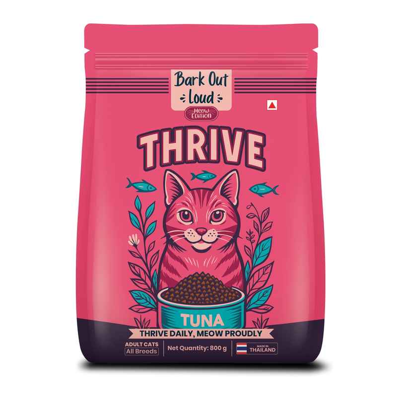 Bark Out Loud Thrive Cat Food Tuna Flavor Adult Cats All Breeds