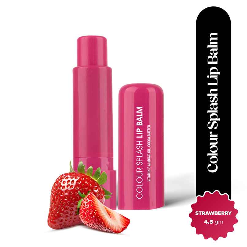 Hilary Rhoda Colour Splash Lip Balm | Strawberry Shade 03