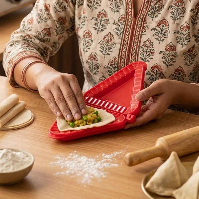 Samosa Shape Gujiya Mould | Tomuncle