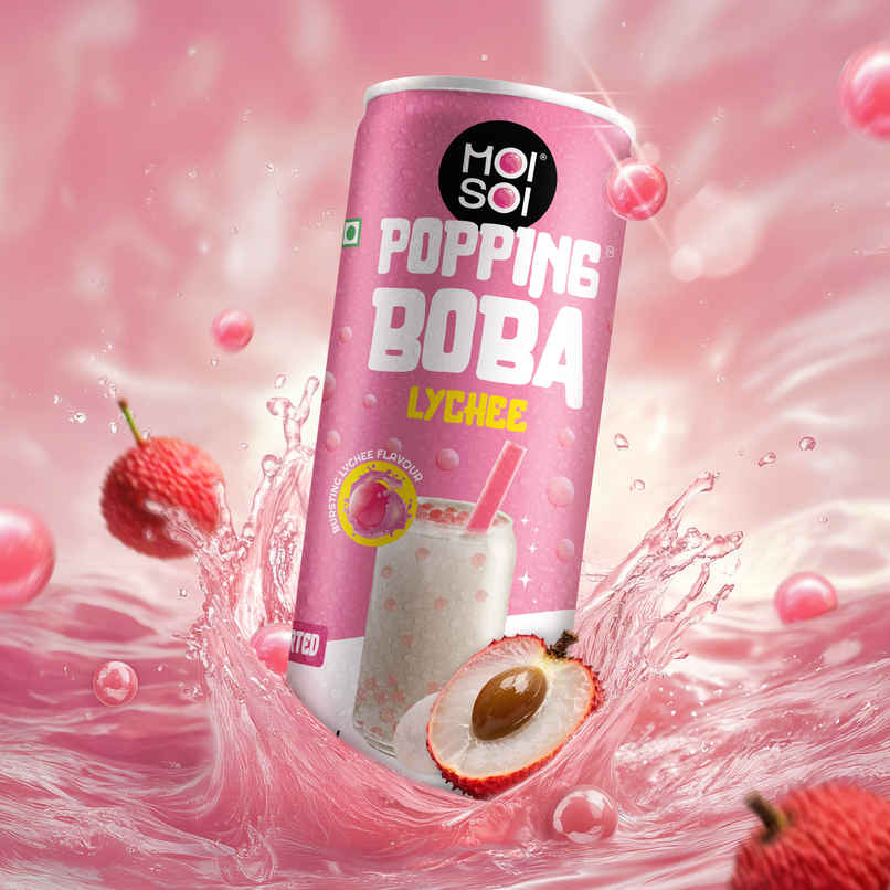 Moi Soi Popping Boba With Lychee Fruit Drink