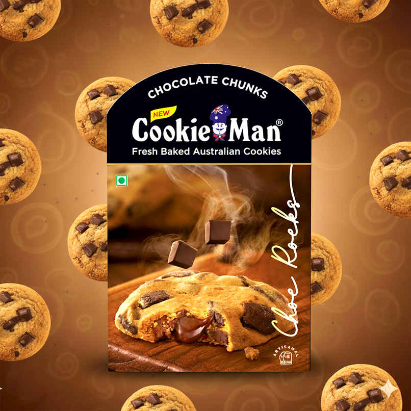 CookieMan Premium Choco Chunk Chocolate Cookies Biscuits CookieMan Premium Choco Chunk Chocolate Cookies Biscuits