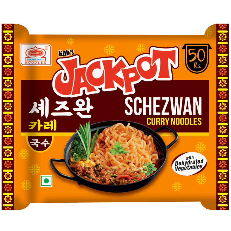 Korean Kab's Jackpot Schezwan Curry Noodles Veg