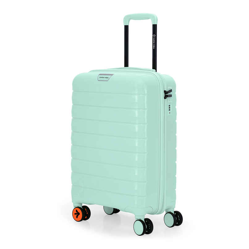 Nasher Miles Vienna Cabin Hard Sided Polypropylene- 20 Inch - 55 cm Trolley Bag- Cool Mint