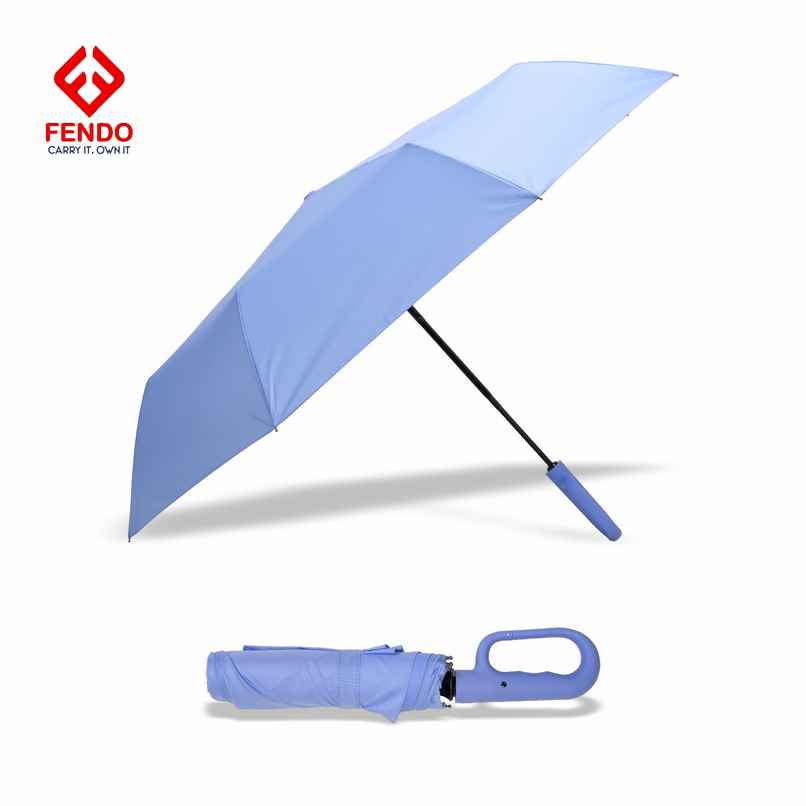 Fendo Clutch 20 Inch 3 Fold Umbrella | Blue Fendo Clutch 20 Inch 3 Fold Umbrella | Blue