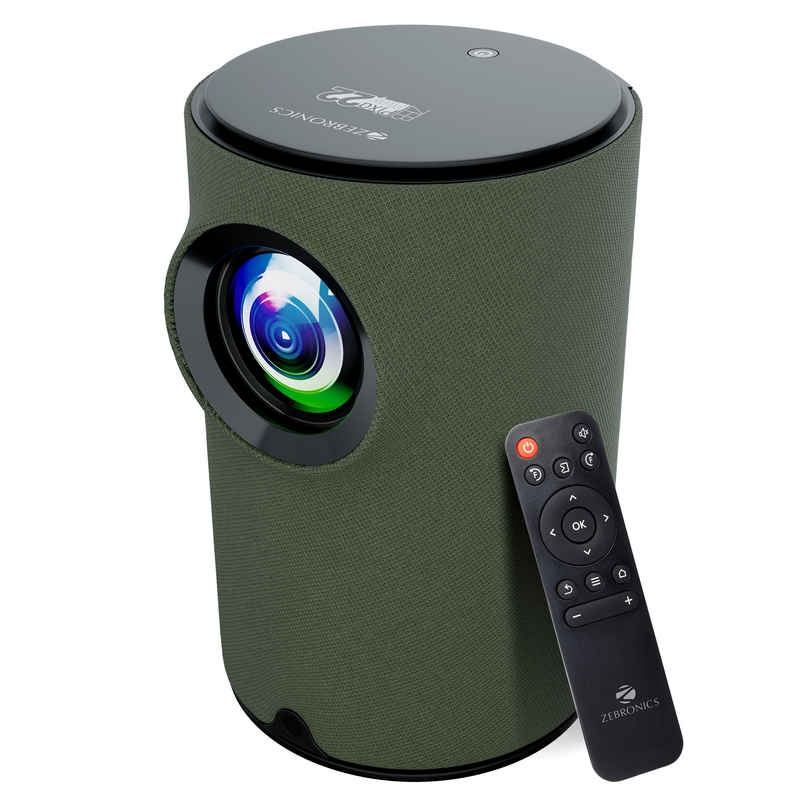 Zebronics Pixaplay 22, Smart Projector, 3400 Lumens, 4K Support,160 Inch Screen Size, Miracast Zebronics Pixaplay 22, Smart Projector, 3400 Lumens, 4K Support,160 Inch Screen Size, Miracast