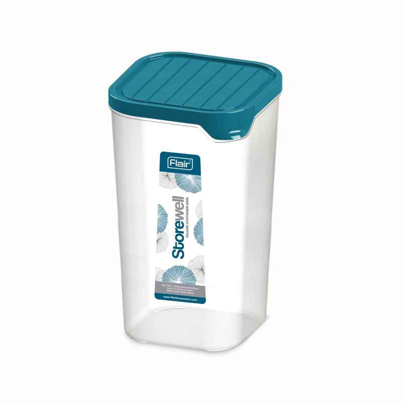 Flair Plastic Storewell Food Storage Containers 3000Ml (Blue), Food Grade, Bpa Free Flair Plastic Storewell Food Storage Containers 3000Ml (Blue), Food Grade, Bpa Free