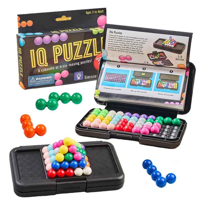 Kidology IQ Puzzle Brain Teaser Game | Kanoodle Puzzle Toy | Kids & Adults