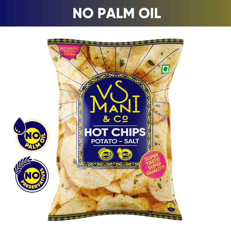 VS Mani Potato Hot Chips Salt, No Palm Oil VS Mani Potato Hot Chips Salt, No Palm Oil